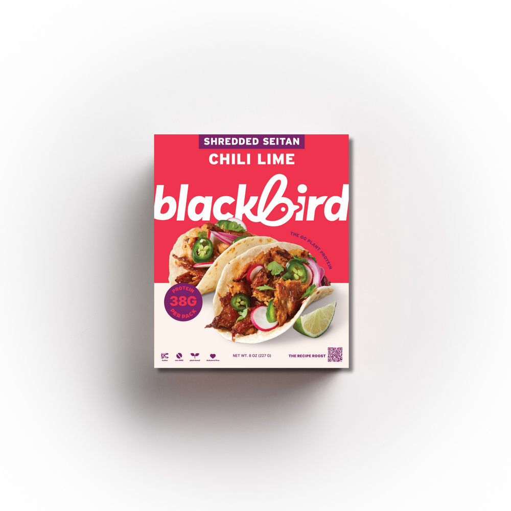 Chili Lime Seitan Shreds (12 Pack) — Blackbird Foods